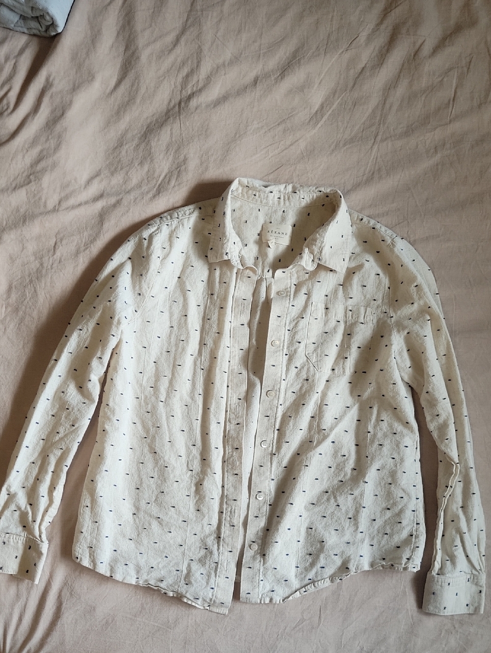 SEZANE Women's Tomboy Shirt Top - Picture 2 of 4